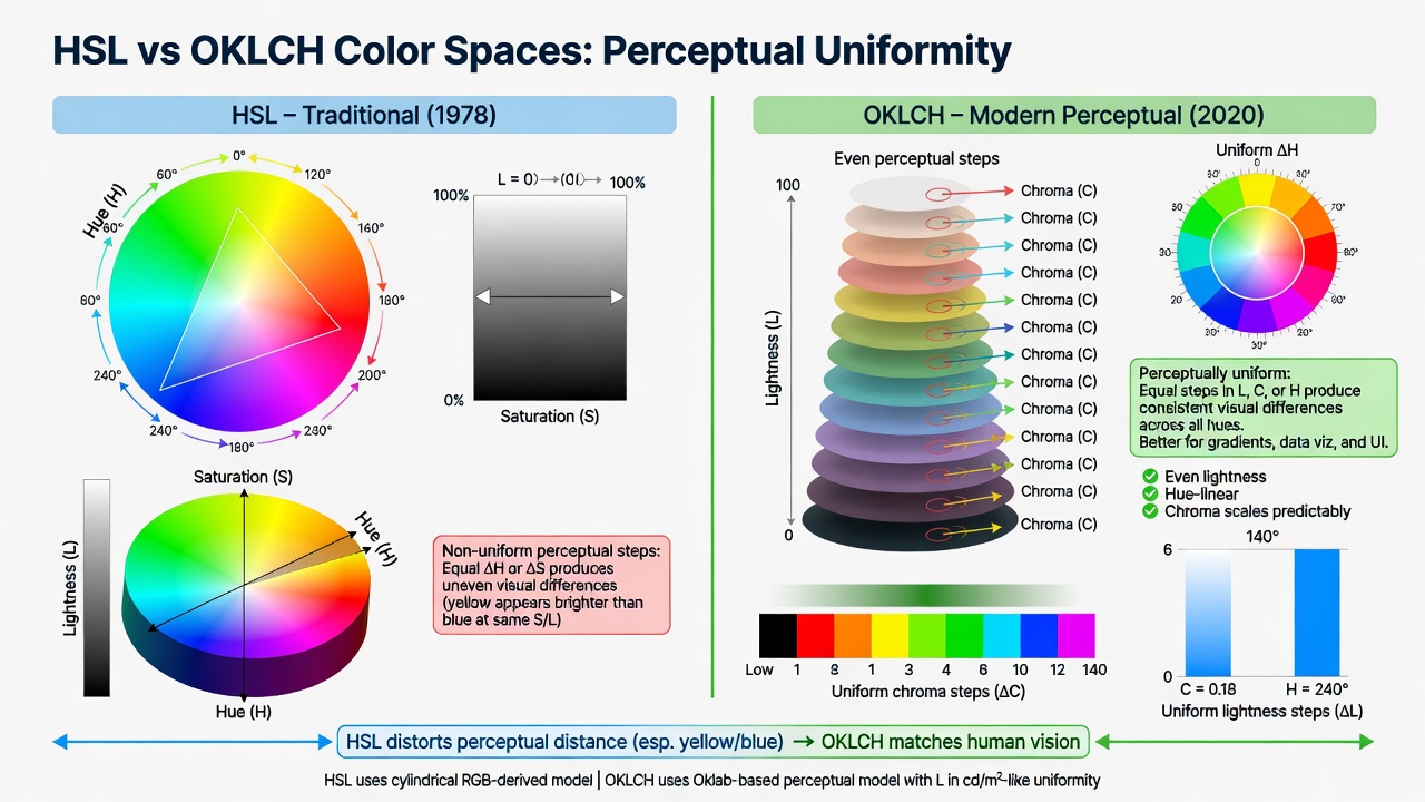Comparison of rainbow (jet) colormap vs perceptually uniform viridis colormap on the same data visualization